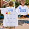 Personalized First Day of School Kids - Class Of Year Handprint Shirt, Grow with Me Graduation Bright Shirt HA75 921628