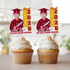 Custom Photo Kindergarten Class of 2026 Graduation Decoration Cupcake Toppers CH07 895544