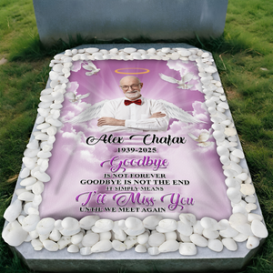 Custom Photo If Tears Could Build A Stairway Personalized Memorial Blanket Memorial Gift For Loss Of Loved One HO82 894252