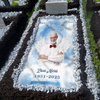 Custom Photo Forever In My Heart Memorial Heaven Grave Blanket TH10 892543
