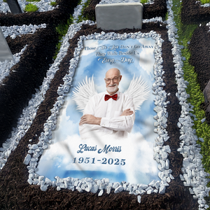 Custom Photo Forever In My Heart Memorial Heaven Grave Blanket TH10 892543