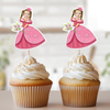 Custom Photo Princess Cupcake Toppers Personalized Birthday Gift Princess Party Decor CH07 895436