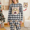 Custom Cat Face Photo With Christmas Accesories Sleepwear CH07 899250