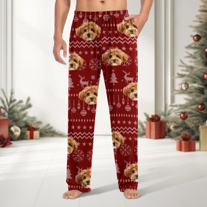 Custom Dog Photo Christmas Pajamas Christmas Gift For Pet Lovers CH07 896130