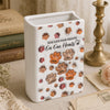 You Left Paw Prints On My Heart For Dog Lover 3D Inflated Effect Book Vase TH10 170977
