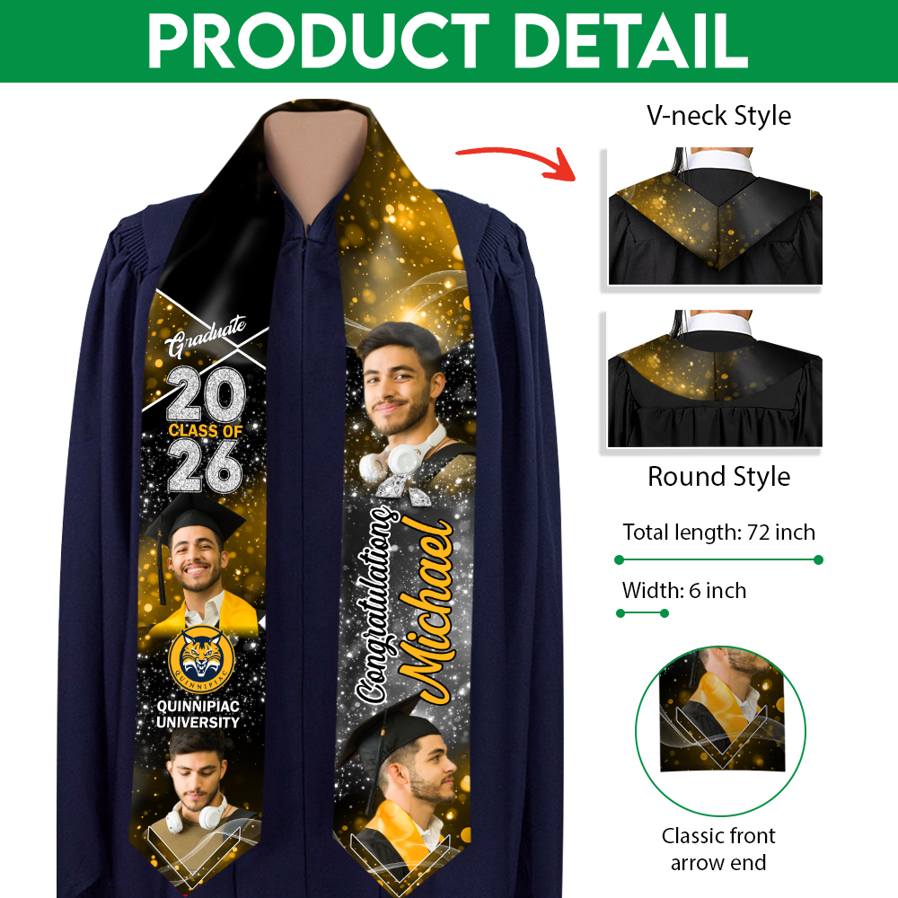 Custom Photo Class Of 2026 Graduation Stole HO82 901330