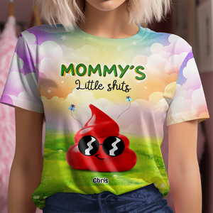 Grandma's Little Sh*ts Personalized 3D Shirt Funny Gift For Grandma, Mommy CH07 895250