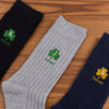 Personalized Name With Clover Leaf Embroidered Socks HO82 903282