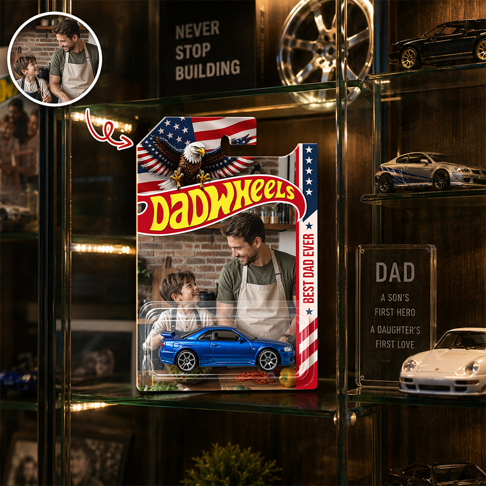 Personalized US Flag Dad Wheels Gift For Father's Day HA75 921542