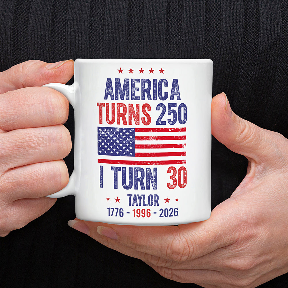 Personalized America Turns 250 Anniversary USA 1776-2026 Mug TH10 169973