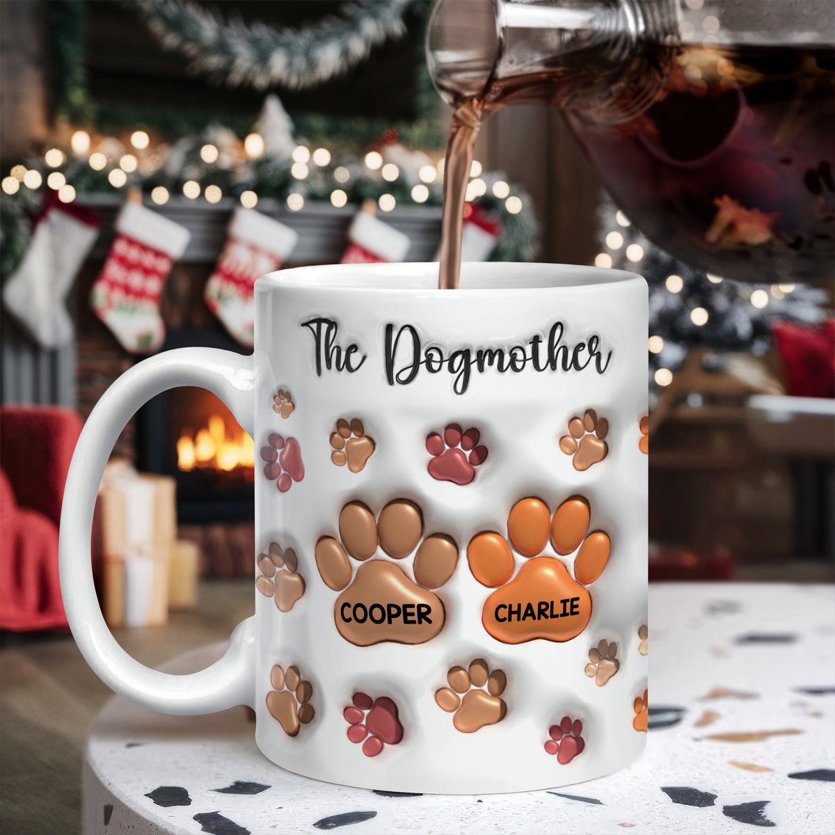 The Dogmother Dogfather 3D Inflated Effect Mug For Dog Lover TH10 894727