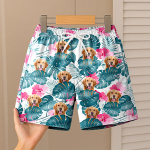 Custom Dog Photo On Beach Short For Kid Summer Gift TH10 894099