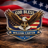 Personalized Patriotic 250th Anniversary God Bless America Eagle 1776–2026 Acrylic Pin HO82 901808