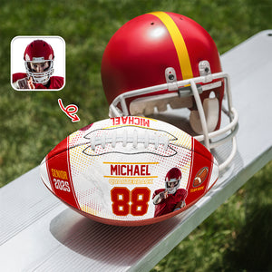 Custom Photo, Text & Colors Football Ball Gifts For Football Lovers CH07 895702