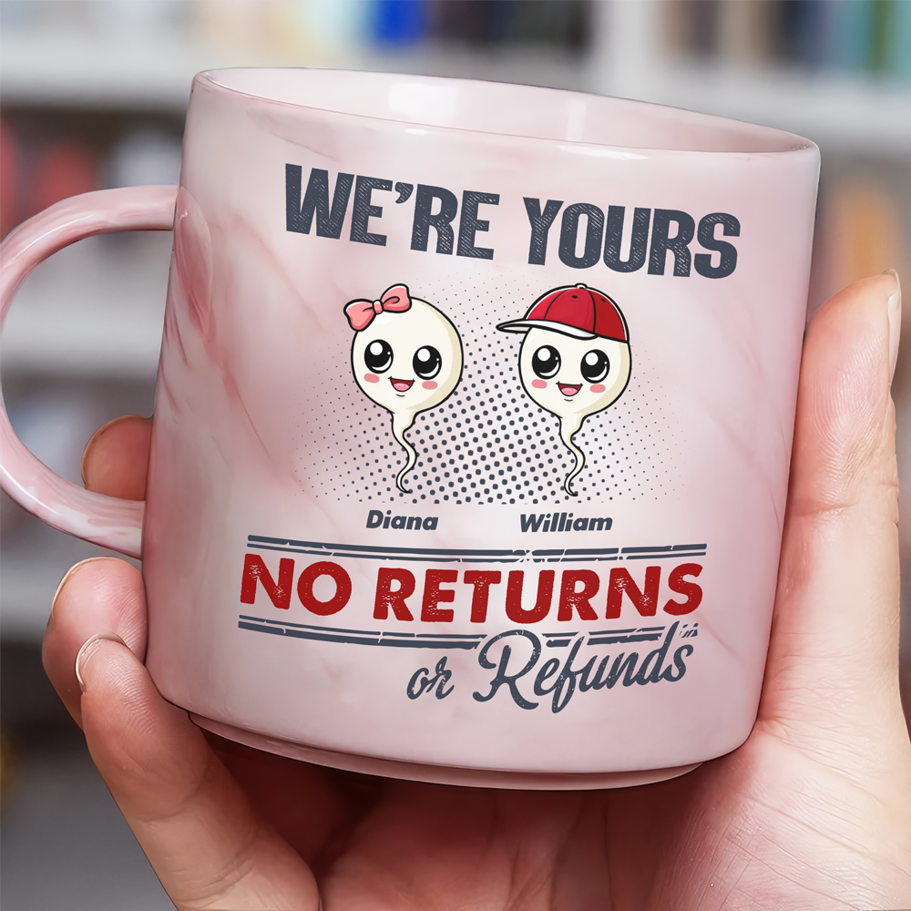 Personalized You Made The Choice And We're Yours Chaos Marble Mug LM32 893285