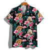 Custom Funny Photo Dog Flamingo Hawaii Shirt HA75 892226