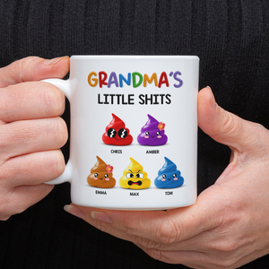 Mommy's Little Sh*ts Personalized White Mug Funny Gift For Family CH07 895286