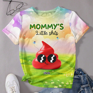 Grandma's Little Sh*ts Personalized 3D Shirt Funny Gift For Grandma, Mommy CH07 895250