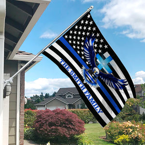 Custom American Flag With Family Name  - Personalized Banner House Flag LM32 897225