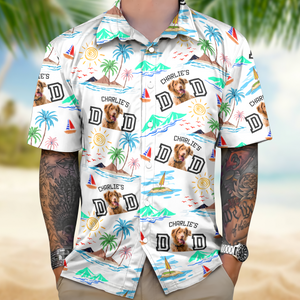 Custom Photo Dog Dad Stance Beach Hawaii Shirt LM32 893707