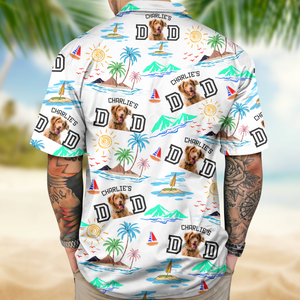 Custom Photo Dog Dad Stance Beach Hawaii Shirt LM32 893707