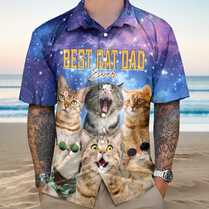 Custom Photo Cat Portrait Retro Style Hawaii Shirt TH10 892953
