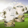 Custom Name Best Dad By Par Hawaii Shirt - Gift for Golf Dad HO82 902608