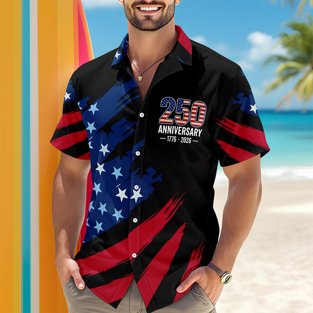 America’s Anniversary 250th 1776-2026 Patriotic Independence Day Hawaii Shirt HA75 921608