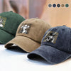 Personalized Vintage Photo Dad, Mom Washed Denim Baseball Cap HA75 921364