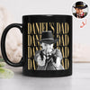Personalized Vintage Photo Dad, Mom Black Mug - Family Gift HA75 921582