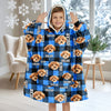 Custom Photo Name Dog Hoodie Blanket For Dog Lovers HA75 898232
