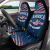 Custom Name US 250 Birthday 1776-2026 Car Seat Cover HO82 901990
