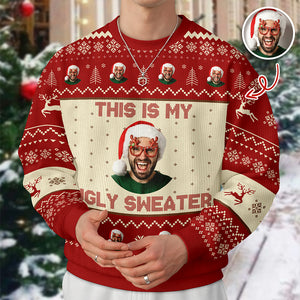 Custom Photo This Is My Ugly Sweater Christmas Gift For Yourself HO82 900246