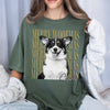 Personalized Vintage Dog Cat Photo Merry Christmas Comfort Shirt Gift For Dog Lovers HA75 922110