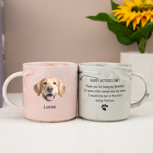 Custom Photo Thank You For Being My Mommy Marble Mug TH10 892441