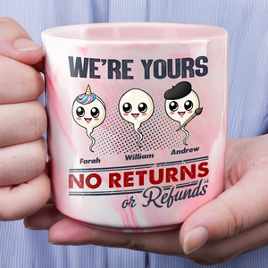 Personalized You Made The Choice And We're Yours Chaos Marble Mug LM32 893285