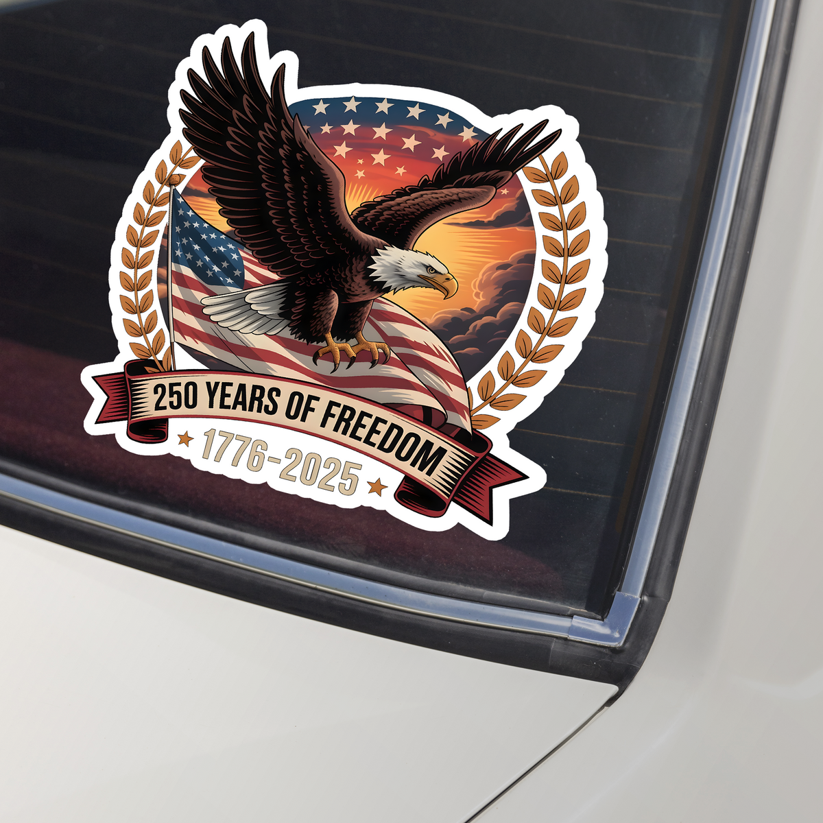 250 Years Of Freedom Car Window Decal Sticker TH10 896353