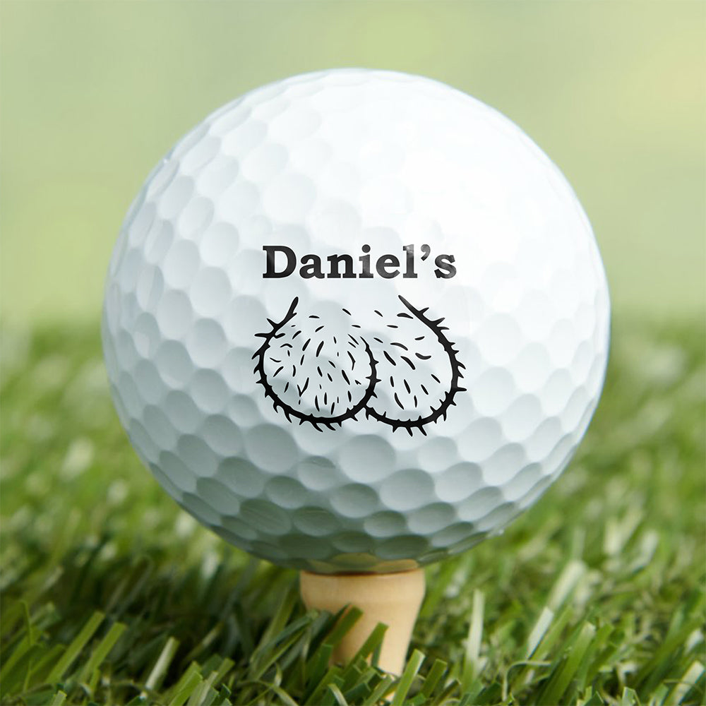 Custom Name Funny Golf Ball Stamp Box - Personalized Gift for Golfers HO82 903284
