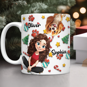 Personalized Dog And Human Mug For Dog Lover TH10 896261