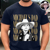 Personalized Vintage Photo Dad, Mom, Grandpa, Grandma Family Dark Shirt HA75 921402