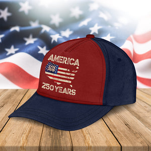 250 Years America Anniversary 250th Independence Day Classic Cap HO82 900346