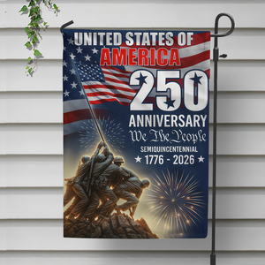 250 Years of America 1776 2026 We The People Patriotic Garden Flag CH07 896978