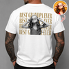 Personalized Vintage Photo Best Dad Mom Ever Family Bright Back Shirt HA75 921460