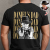 Personalized Vintage Photo Dad, Mom, Grandpa, Grandma Family Back Dark Shirt HA75 921522