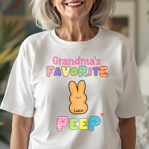 Personalized Gift For Grandma Easter Peeps Shirt TH10 892451