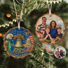 Custom Family Photo America 250th Anniversary 1776-2026 Wood Slice Ornament HO82 900172