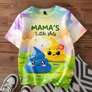 Grandma's Little Sh*ts Personalized 3D Shirt Funny Gift For Grandma, Mommy CH07 895250