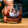 Custom Photo Forever Your Little Girl & Dad Christmas Print Rock Glass TA29 HO82 890488