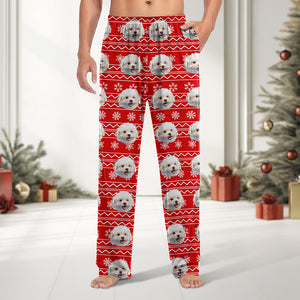 Custom Photo With Christmas Pattern Pants TA29 HA75 888993