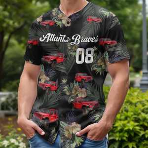Custom Car Photo Authentic Hawaiian Baseball Jersey Shirt HO82 894258